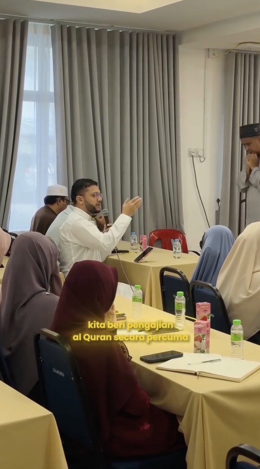 Image from: PU Riz perkenal kelas percuma! Fokus lahirkan generasi celik al-Quran!