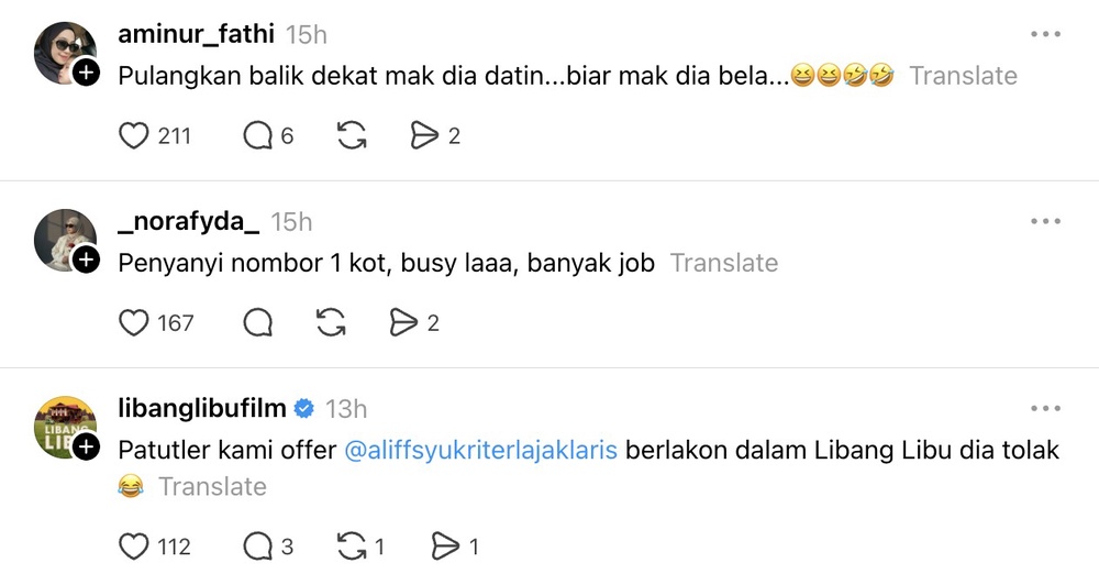 Image from: Shahida label Aliff Syukri artis paling sombong – “Saya call tak angkat, katanya sibuk tiada masa”