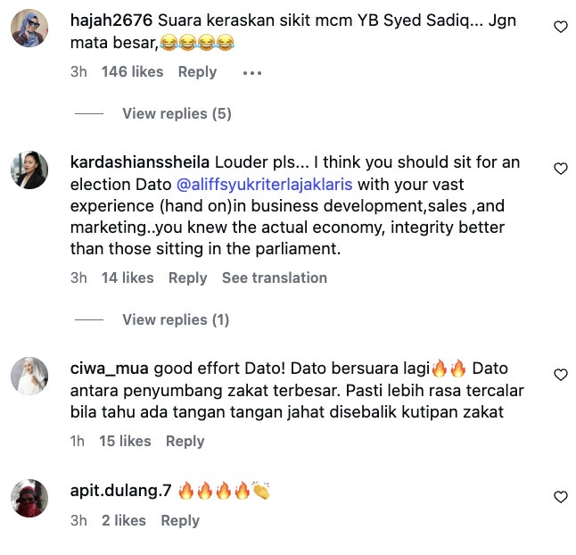 Image from: Mahu perjuangkan nasib rakyat? Aliff Syukri tanya kerusi mana sesuai bertanding PRU depan