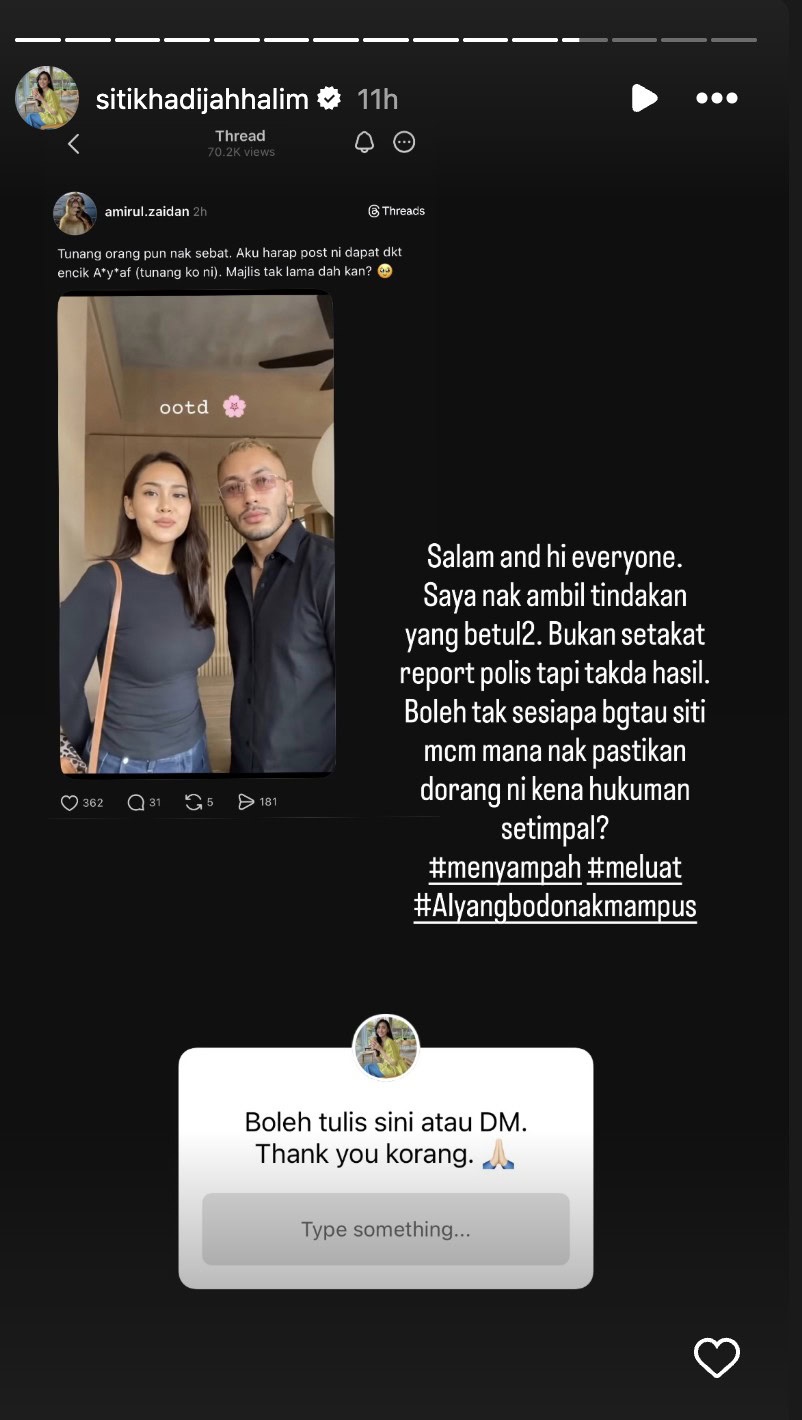 Image from: Siti Khadijah berang foto disunting bersama Hot Daddy – “Saya nak saman!”