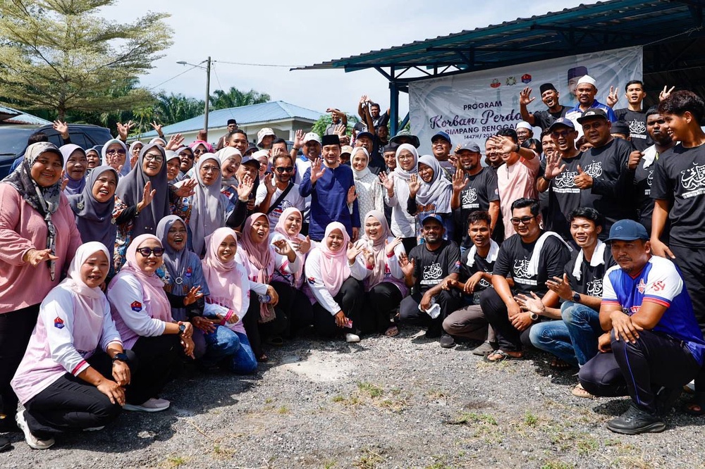 Image from: Buat rakyat Johor, Agong berkenan kurnia 148 ekor lembu korban tahun ini