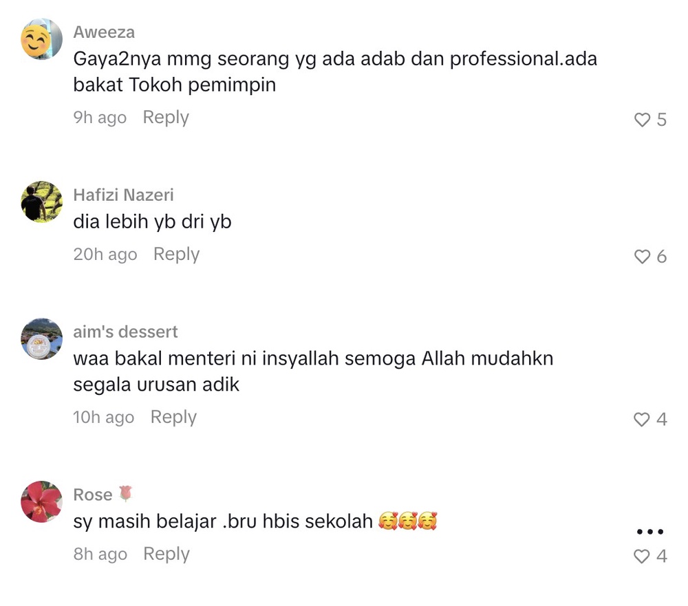 Image from: Ammar Ahyan ramai peminat! Dipuji tinggi adab, ada aura pemimpin