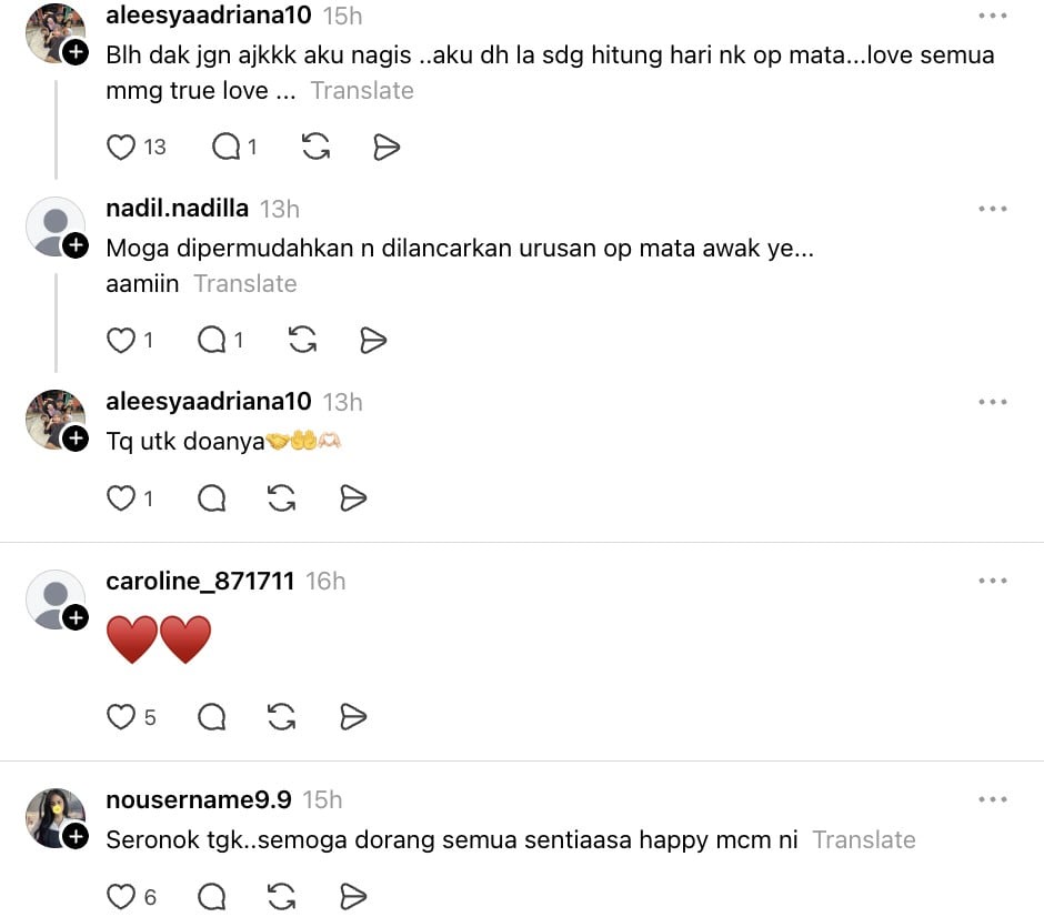 Image from: Sambut hari ibu bersama-sama, ramai sebak Bella Astillah dihargai keluarga tunang