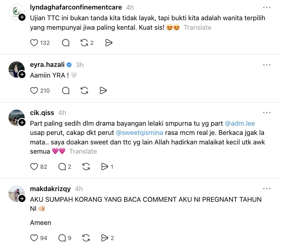 Image from: “Semoga tahun ini saya hamil” -Sweet Qismina teringin timang cahaya mata