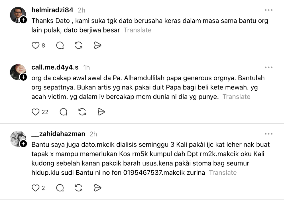 Image from: Mungkin saya silap tolong orang yang tak sepatutnya dibantu – Aliff Syukri tuju siapa?