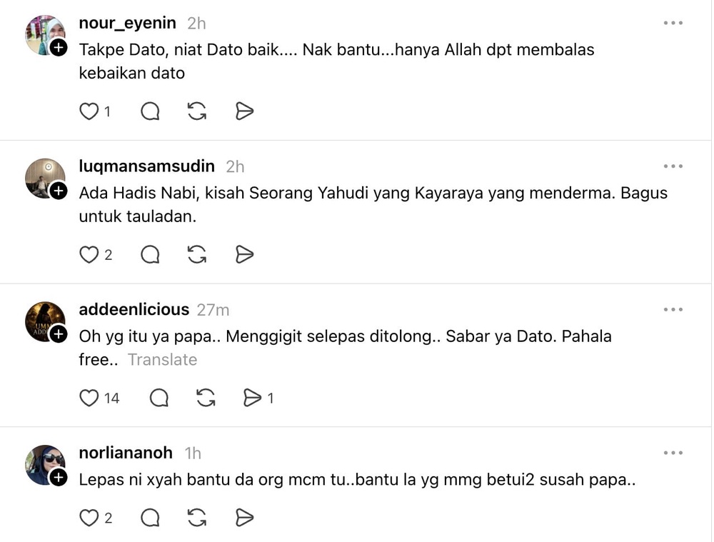 Image from: Mungkin saya silap tolong orang yang tak sepatutnya dibantu – Aliff Syukri tuju siapa?