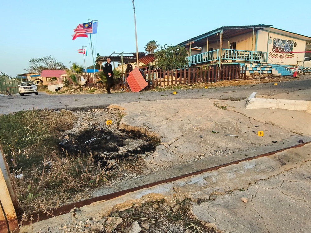 Image from: Letupan dron berhampiran Malaysia House, MINDEF sahkan pegawai ATM di Lubnan selamat