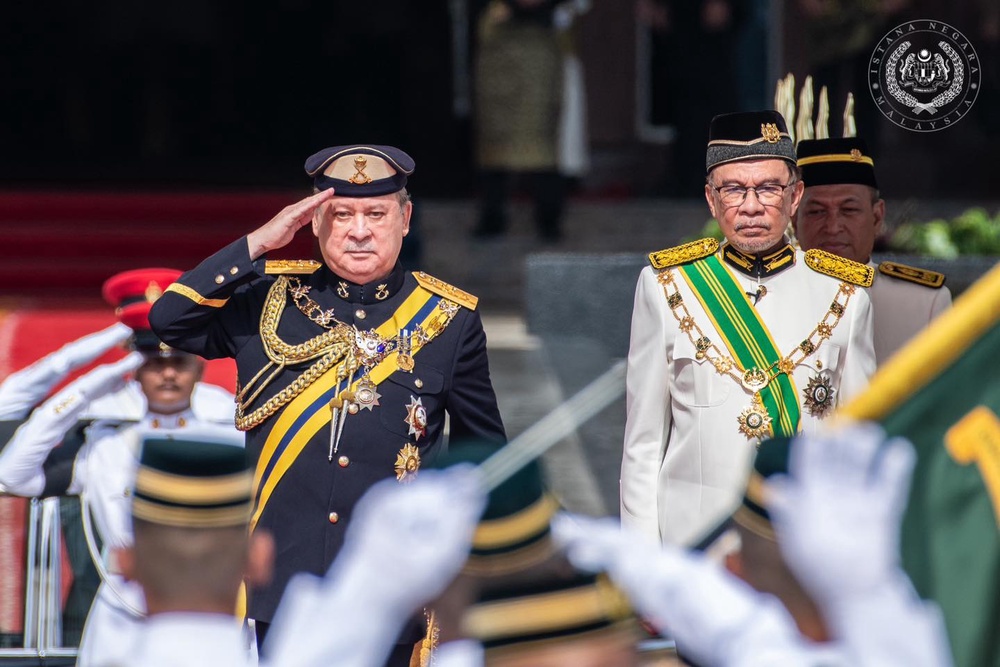 Image from: Kerajaan tadbir negara penuh dedikasi di bawah naungan Agong – PM Anwar
