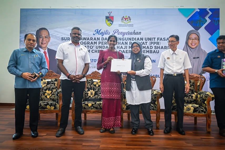 Image from: KPKT terus perkasa agenda perumahan! Serah 301 surat tawaran PPR Rembau Fasa 2