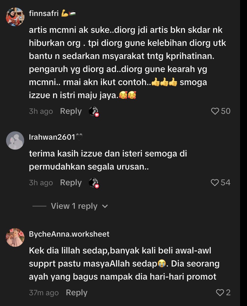 Image from: Izzue Islam beri sumbangan, bantu penjual kek lapis kumpul dana kos rawatan anak