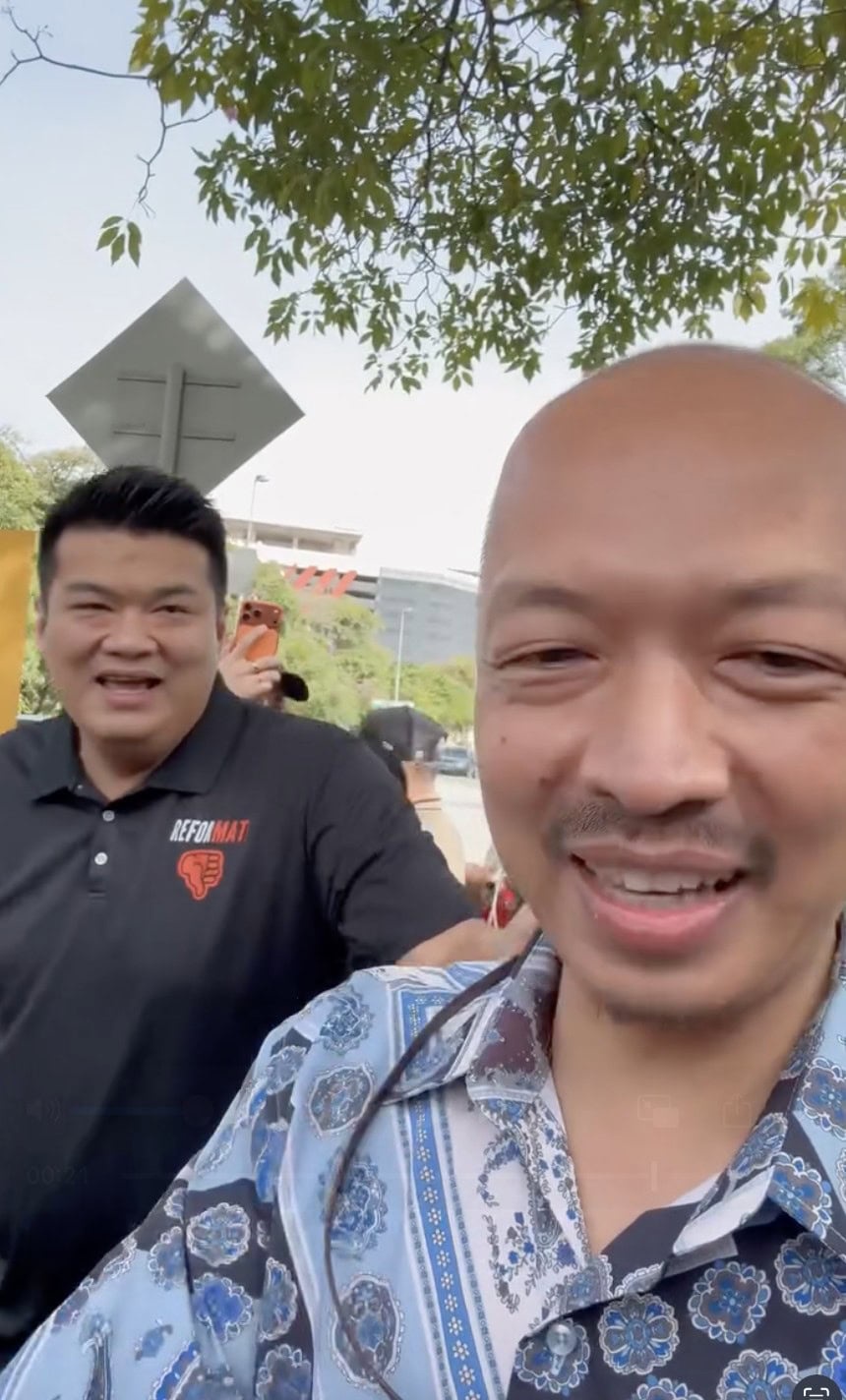 Image from: Lapor polis dakwa difitnah, KP J-KOM terus bersemuka dengan Albert Tei, ajak berdebat