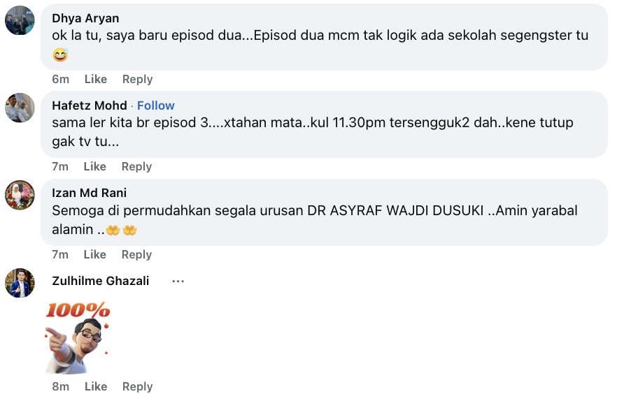 Image from: Asyraf Wajdi terjebak! Dua malam tidur lewat tonton drama ‘Teach You A Lesson’