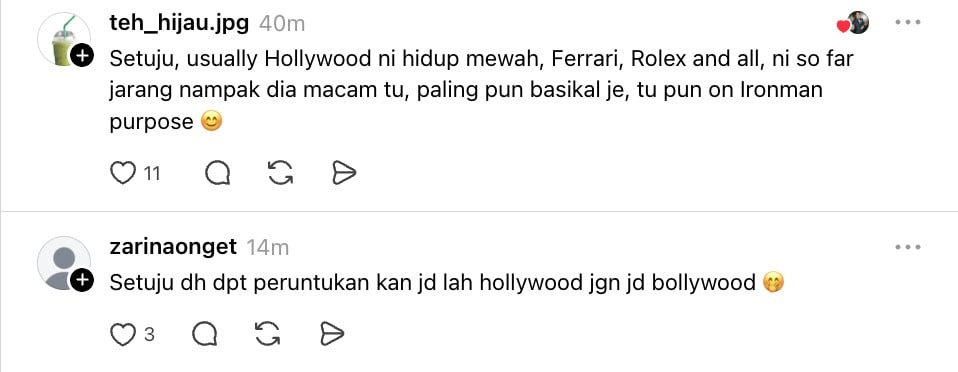 Image from: Orang politik kena lebihkan ‘Hollywood’, lagi-lagi MP pembangkang -Aazief Khalid