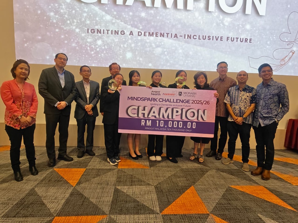 Image from: AvantHealth, Monash University anjur MINDSPARK jadi platform perkasa kesedaran demensia