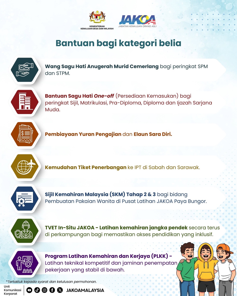 Image from: Kerajaan terus prihatin kebajikan Orang Asli, isu tanah adat tertakluk bidang kuasa negeri