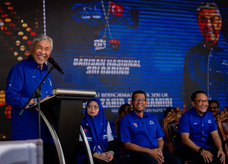 Image from: Ahmad Zahid jamin kerajaan BN Johor akan selari Kerajaan Perpaduan