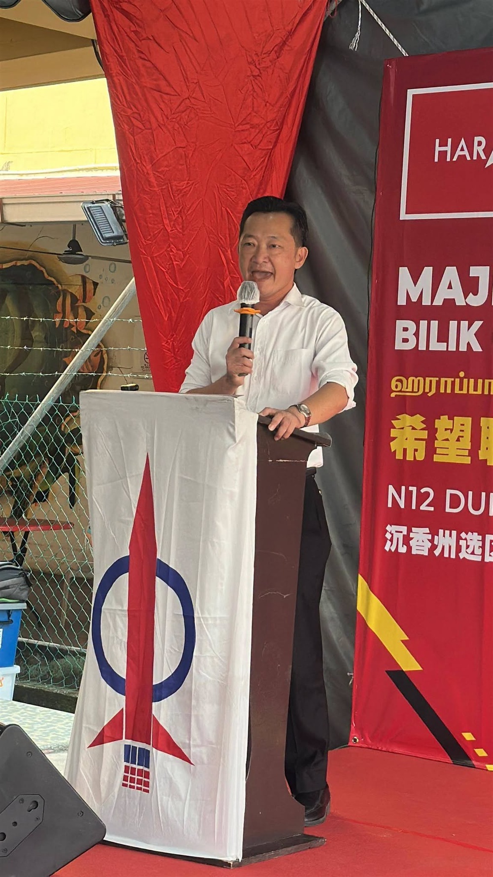 Image from: ‘Merah’ pacu ekonomi, ‘biru’ hanya pandai bercakap – MP Rasah