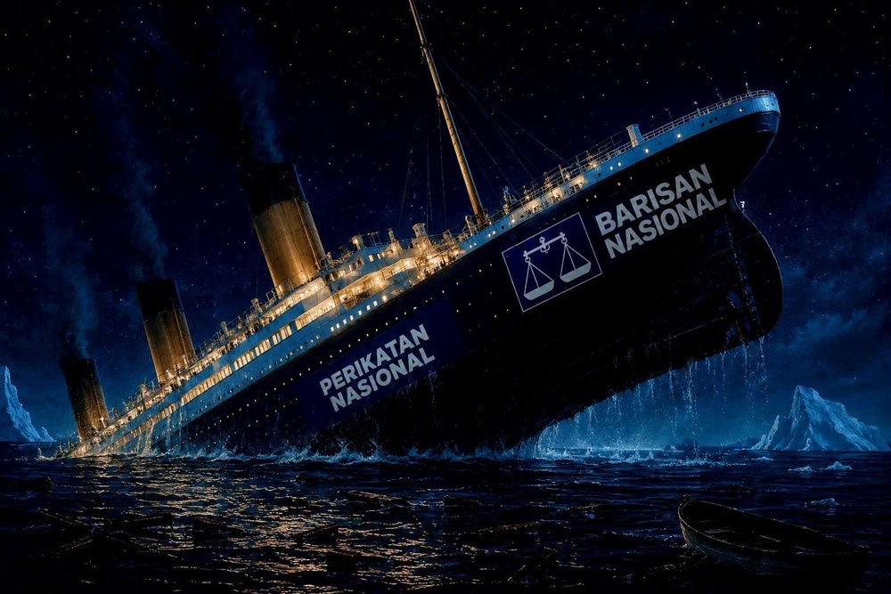 Image from: Kerjasama BN-PN umpama Titanic yang boleh karam bila-bila masa sahaja – Hannah Yeoh