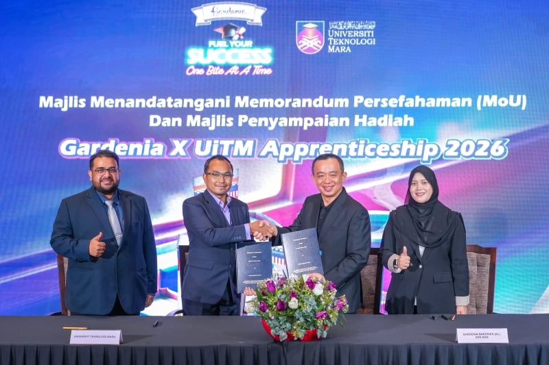 Image from: Bukan sekadar latihan! Gardenia x UiTM jalin kerjasama menerusi Apprenticeship 2026