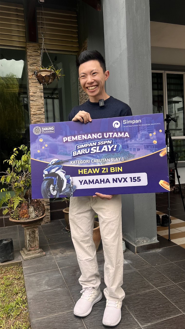 Image from: Satu simpanan, pelbagai ganjaran! Pendeposit tak sangka jadi pemenang Cabutan Simpan SSPN 2026