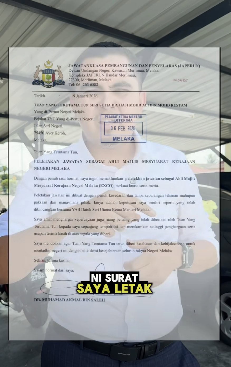 Image from: Bila nak letak jawatan? Akmal Saleh bidas Khoo -“Baru keluar gua ke?”