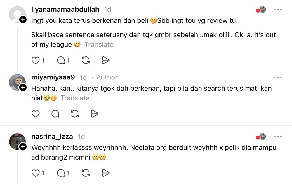 Image from: Neelofa reviu papan pemotong dapur, netizen terkejut tengok harga – “Takpelah, matikan niat”