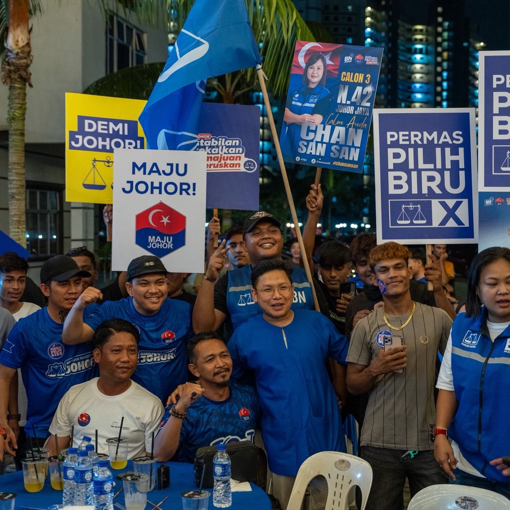 Image from: Anak muda Johor tak termakan dakyah! Tolak sentimen, politik kebencian – Noor Azleen