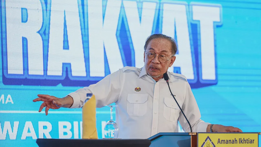 Image from: “Ada parti pakat mahu jatuhkan saya” – PM Anwar dakwa ketegasan banteras rasuah buat ramai tak senang