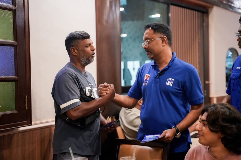 Image from: “Kalau peguam, saya boleh bantu ratusan orang, sebagai YB saya mahu bantu seluruh rakyat sini” – Thinalan umum derma gaji ADUN jika menang