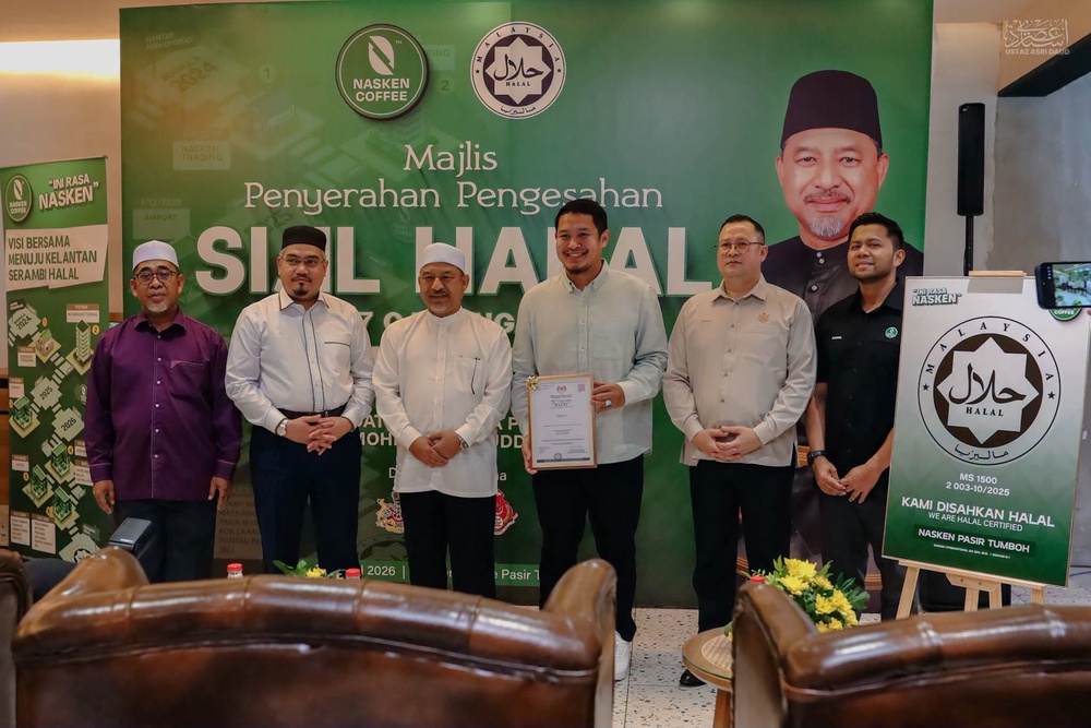 Image from: 17 cawangan Nasken Coffee terima sijil halal, perkukuh komitmen Halalan Toyyiban