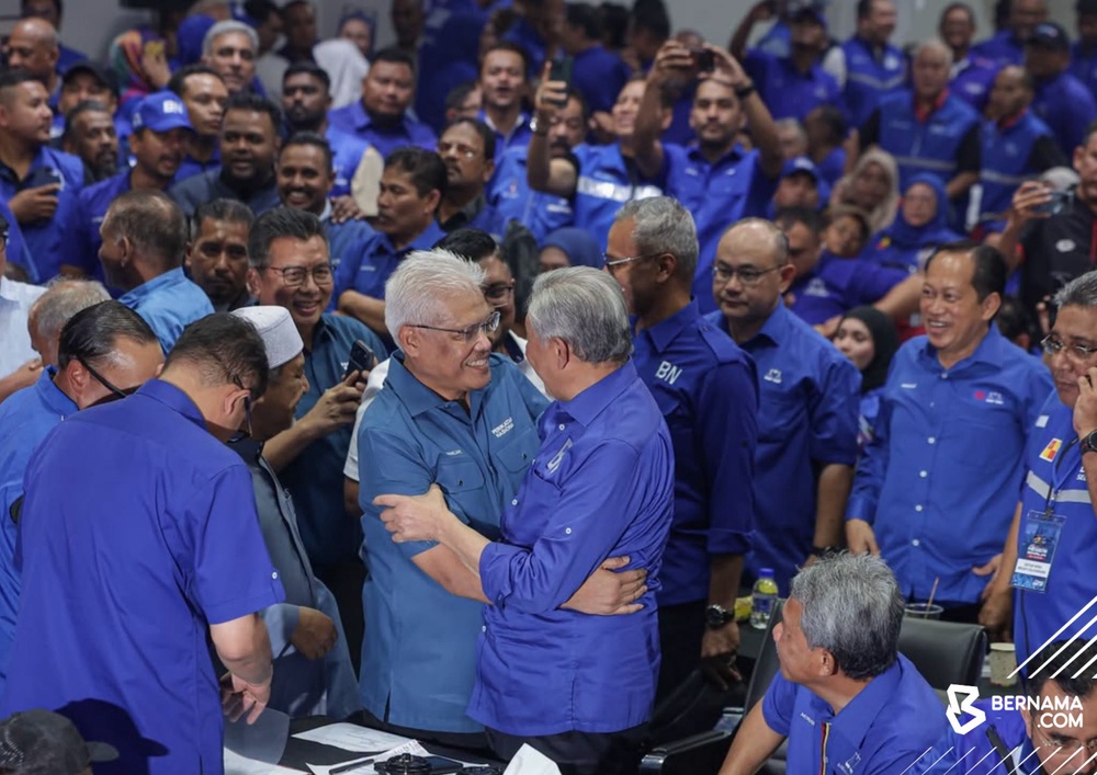 Image from: Insya-Allah, gelombang biru pekat BN-PN akan terus menular di PRN Melaka – Zahid Hamidi