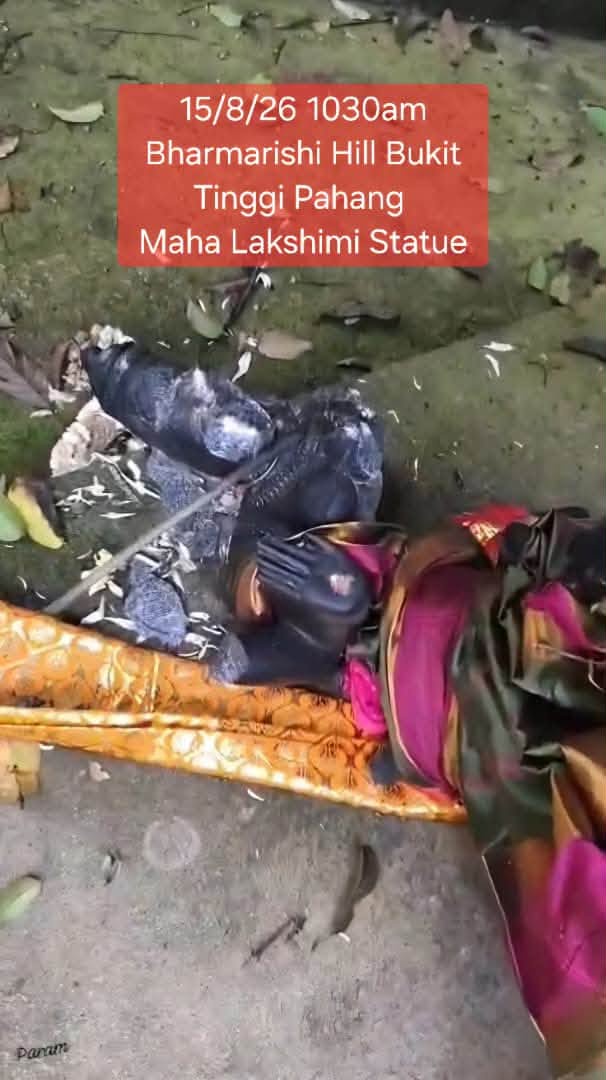 Image from: Tular binaan bukan Islam dirosakkan, MAHIMA minta jangan jadi ‘polis media sosial’ isu agama