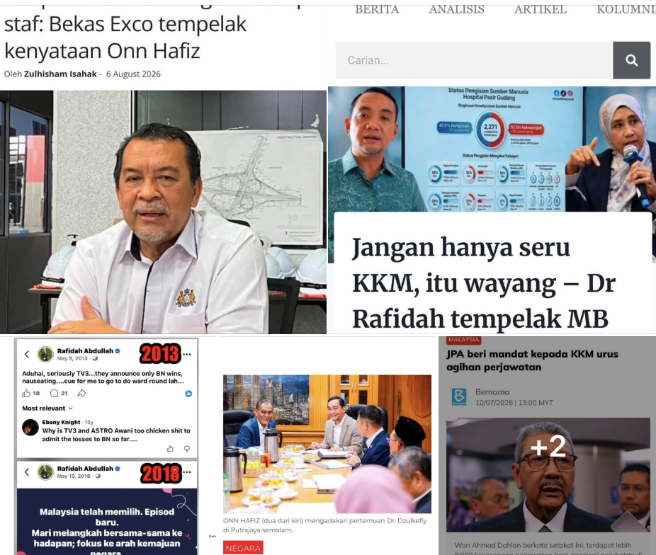 Image from: Bukan wayang! Kami cuma tuntut janji KKM demi nyawa, kesihatan & kebajikan rakyat Johor – Onn Hafiz