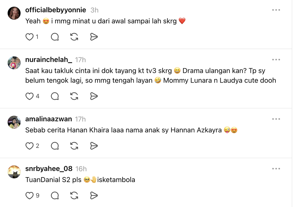 Image from: Intan Najuwa lega dah bersalin, pasang niat untuk kembali berlakon