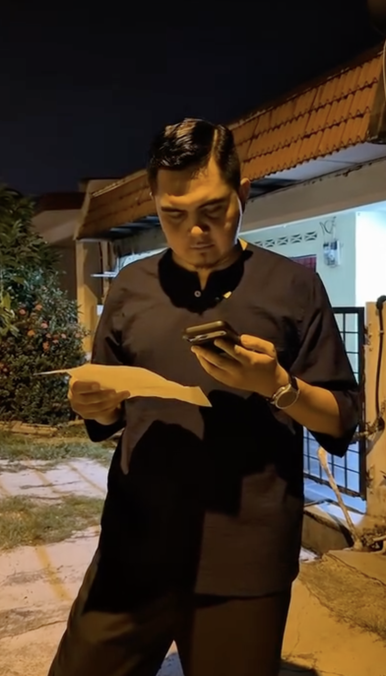 Image from: “Aku rasa berdosa!” -Akmal Saleh sedih, segera bantu keluarga hidup tanpa air & elektrik