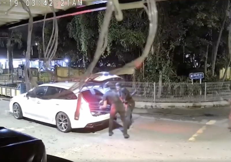 Image from: Kereta peronda didakwa iringi pencuri kabel? Pemerhati rasuah minta jangan hukum berdasarkan video tular!