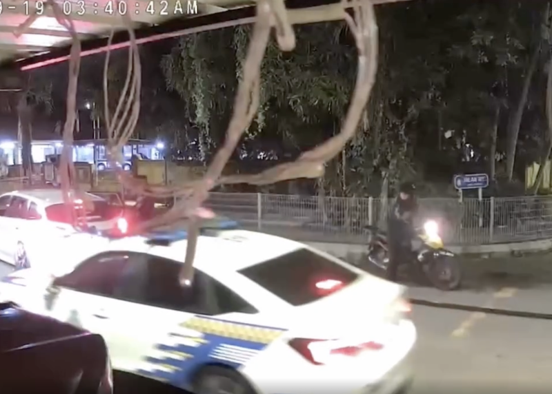 Image from: Kereta peronda didakwa iringi pencuri kabel? Pemerhati rasuah minta jangan hukum berdasarkan video tular!