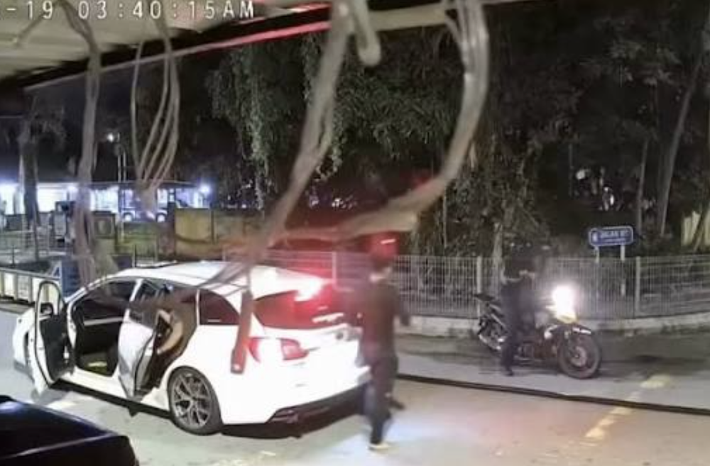 Image from: Polis lindung pencuri kabel? Kekeliruan sudut CCTV cetus spekulasi, KP Selangor dah buat semakan!