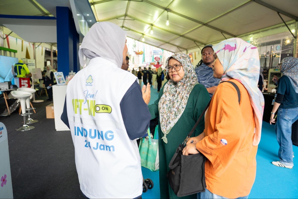 Image from: Satu kaunter, pelbagai info! Kumpul maklumat Skim LINDUNG 24 Jam di Festival iLINDUNGu