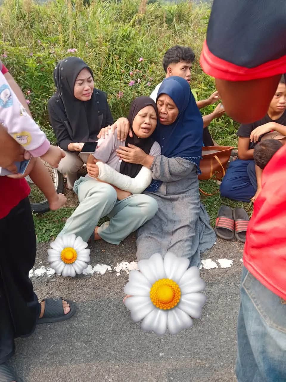 Image from: Tragedi Jerebu: “Saya dah beritahu tak payah pergi sekolah” -Ibu 3 beradik maut kemalangan