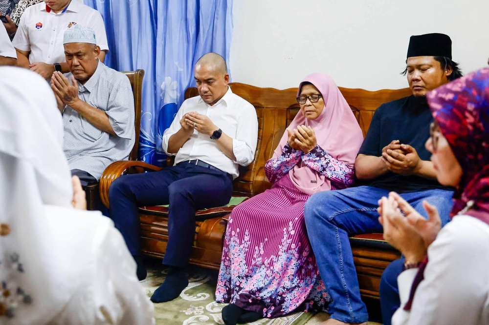 Image from: Onn Hafiz sayu ziarah keluarga Irene Sofiya, tegaskan sekolah sepatutnya tempat selamat