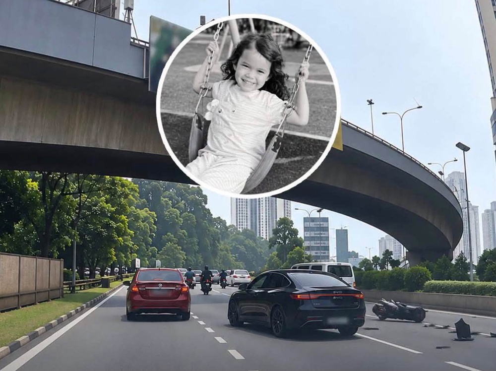 Image from: Anak maut nahas Jalan Kuching, keluarga tuntut keadilan buat Asiah – “Tunggu siasatan polis selesai!”