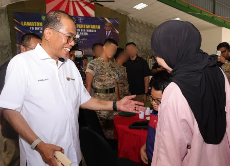 Image from: Lawatan kerja Khaled ke Melaka tumpu kebajikan anggota, kesiapsiagaan ATM