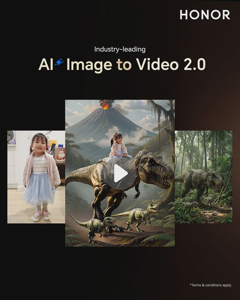 HONOR 600 Series Unveils AI Image to Video 2.0