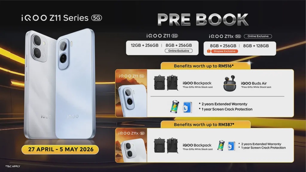 iQOO Z11 5G Brings 165Hz Gaming and 90W Charging to Malaysia