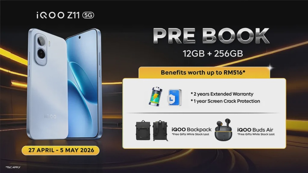 iQOO Z11 5G Brings 165Hz Gaming and 90W Charging to Malaysia