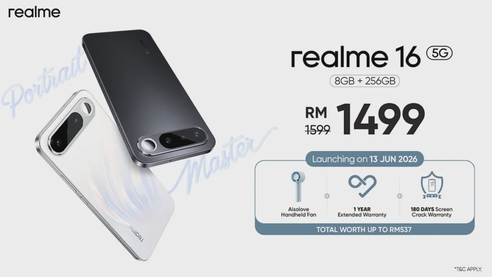 realme 16 5G Officially Arrives in Malaysia with Ultra-Lightweight Air Design