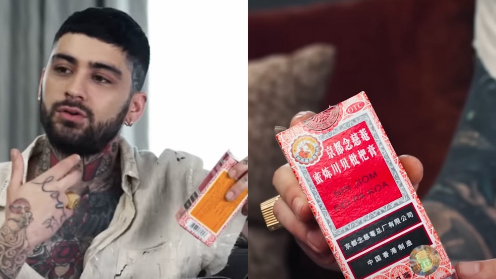 Singer Zayn Malik reveals he brings a bottle of Pei Pa Koa with him