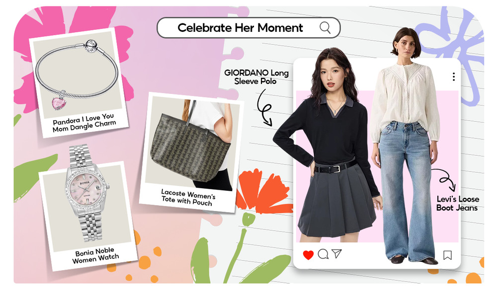 #GetReadyWithShopee Mother's Day Visual