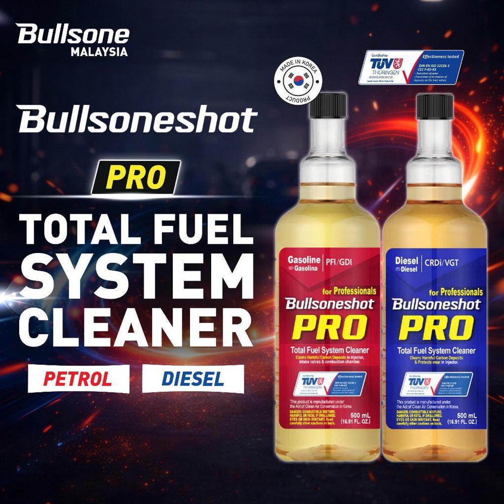 Image from: Kereta Kurang Bertenaga? Bullsoneshot Fuel Cleaner Bantu Bersihkan Sistem Fuel